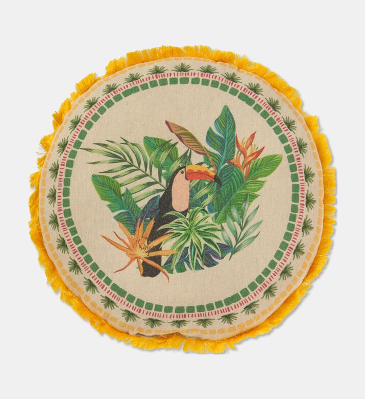 Home Deco and More Cushion Round Dia Bird, Packshot View
