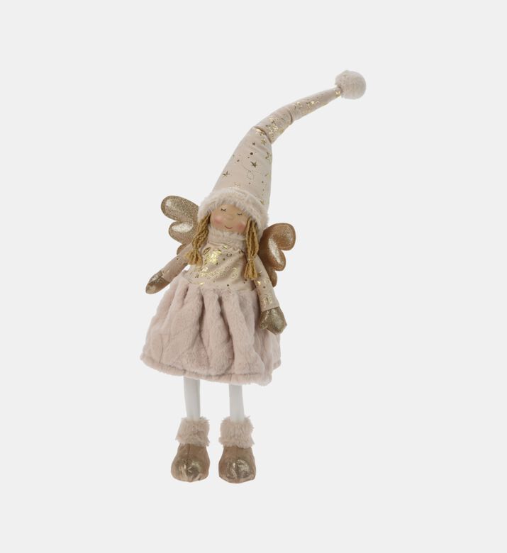 Home Deco and More Angel Girl W Led Gold, Packshot View