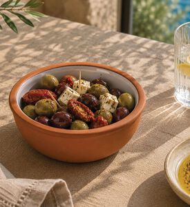 Excellent Houseware Terracotta Ramekin Bowl, Orchid, Packshot View