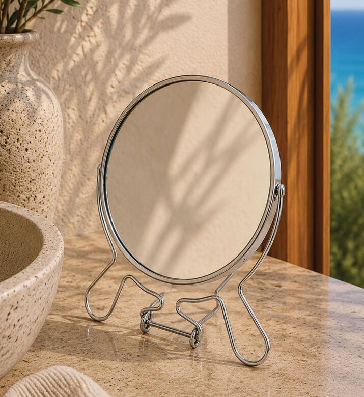 Home Deco and More Two-sided Makeup Mirror, Packshot View