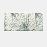 Green Leaves Printed Table Cover