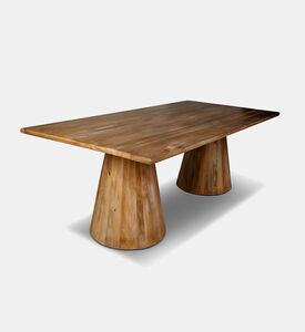 Home Deco and More Pine Mango Wood Dining Table, Packshot View