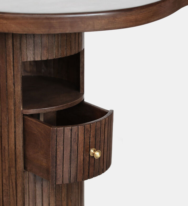 Pillar Mango Wood Writing Desk