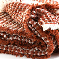 Honey Waffle Cotton Wool Throw