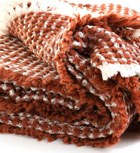 Honey Waffle Cotton Wool Throw