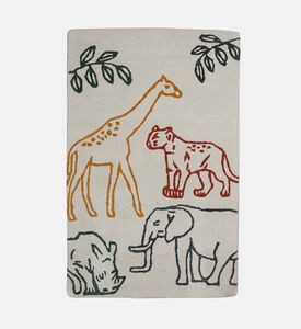 Cotton Zoo-inspired Hand Tufted Rug