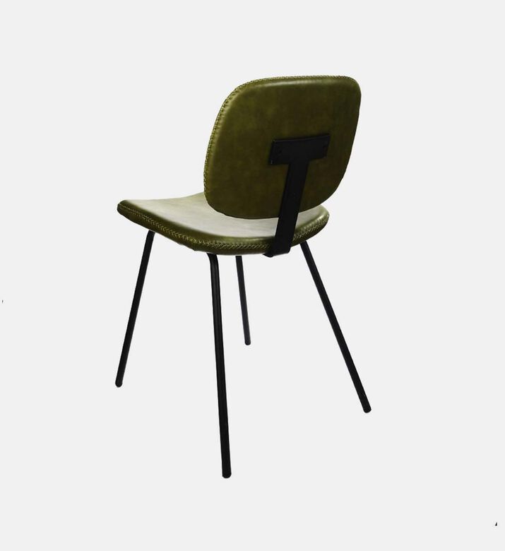 Home Deco and More Wide Back Mappo Chair, Olive, 46x52x80-cm, Packshot View