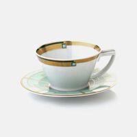 Emerald Saucer Tea Cup Set