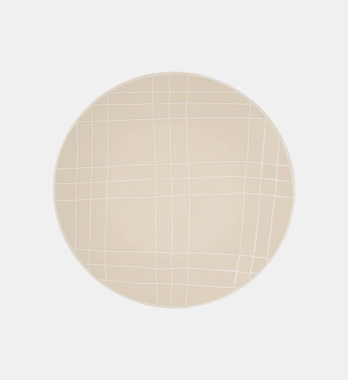 Home Deco and More Checkered Dinner Plate 4-piece Set, Packshot View