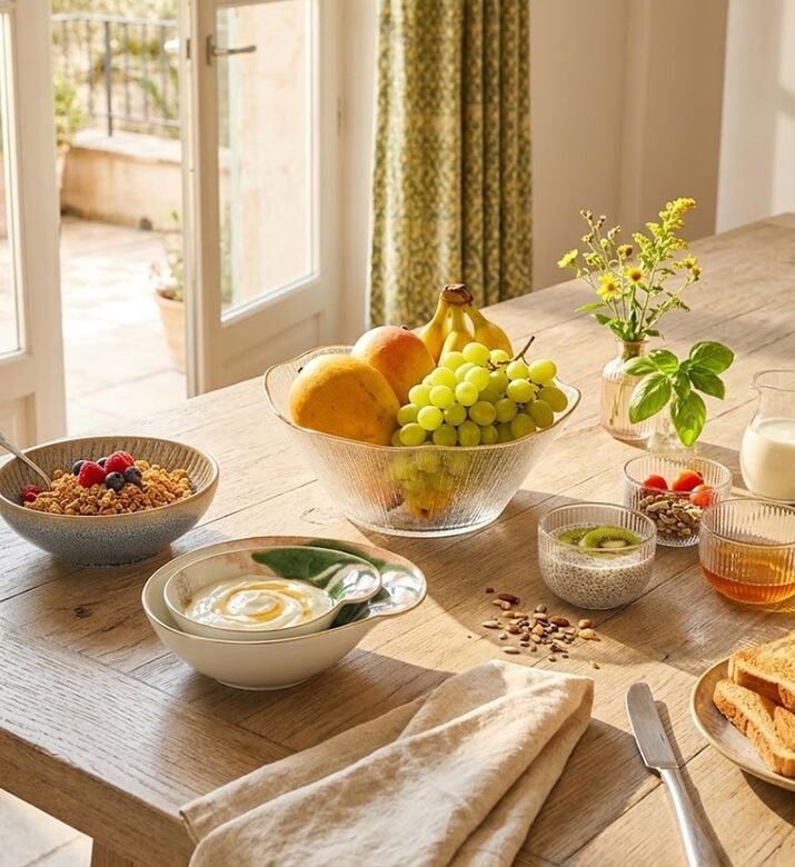 Home Deco and More Handle Porcelain Bowl 2-piece Set, Packshot View