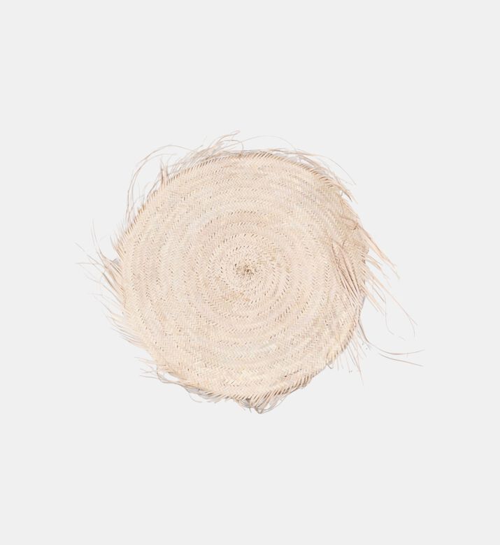 Chabi Chic Palm Leaf Fringe Decorative Plate 80 Cm, Packshot View