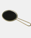Glass Round Hand Mirror