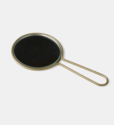 Glass Round Hand Mirror