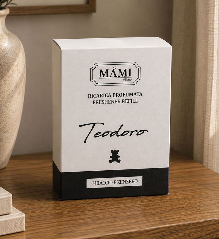Baci Milano Teodoro Ice And Ginger Refill, Packshot View