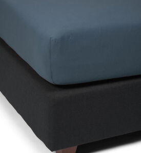 Stone Cotton Jersey Fitted Sheet