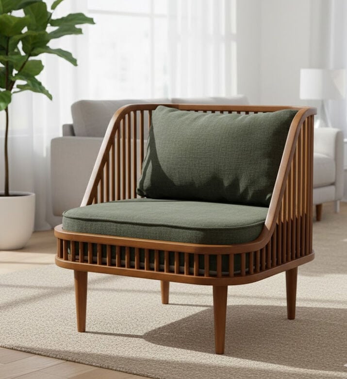 Home Deco and More Zane Cage Armchair, Packshot View