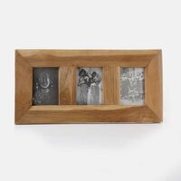 Wooden 3-sections Photo Frame
