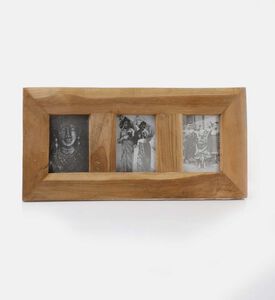 Wooden 3-sections Photo Frame