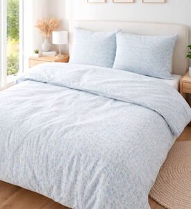 Home Deco and More Single Pure Cotton Knitcape Duvet Cover 4-piece Set, Multicolor, 200x200-cm, Packshot View