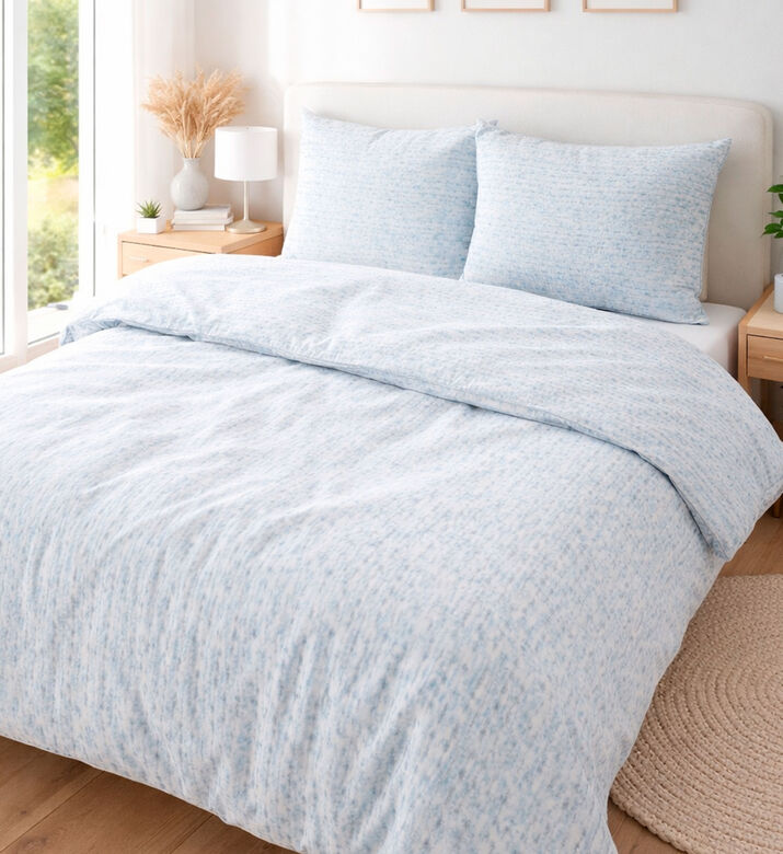 Home Deco and More Single Pure Cotton Knitcape Duvet Cover 4-piece Set, Multicolor, 200x200-cm, Packshot View