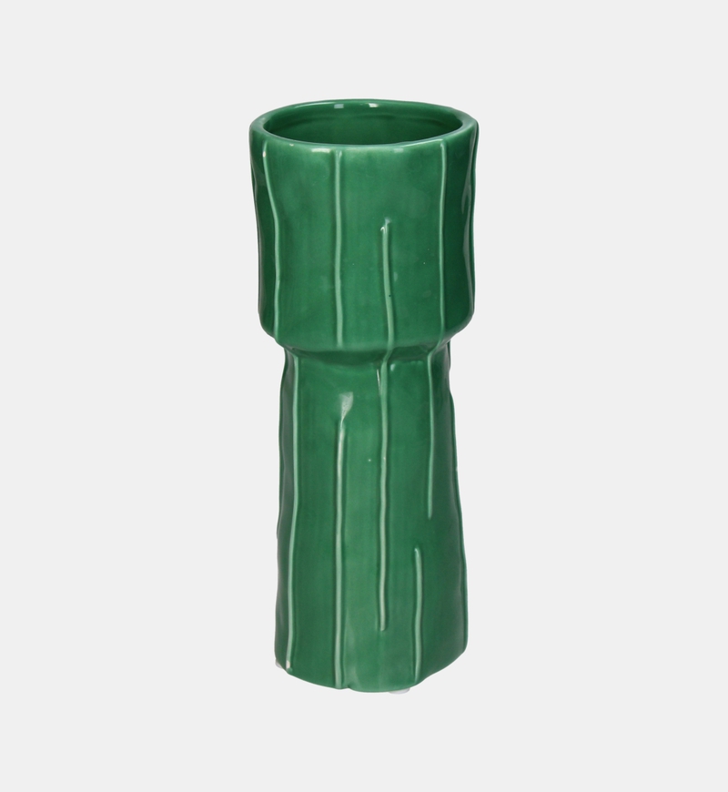 Ceramic Bamboo-inspired Vase