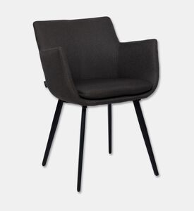 Home Deco and More Camron Fabric Dining Arm Chair, Green, Packshot View