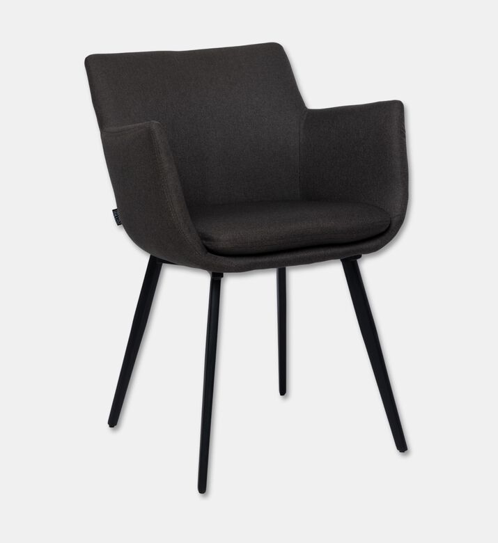 Home Deco and More Camron Fabric Dining Arm Chair, Green, Packshot View
