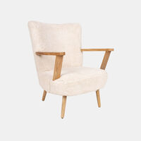 Shaggy Mango Wood Arm Chair