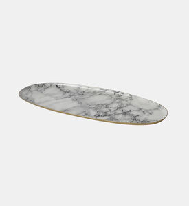 Decostar Marble Oval Plateau Tray, Packshot View