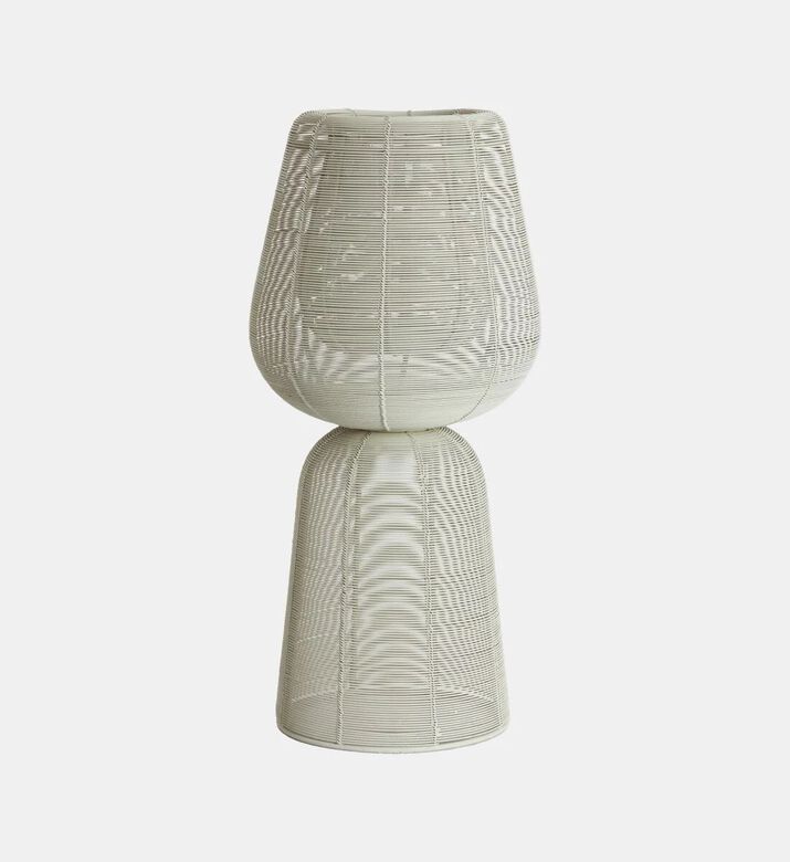 Light and Living Fellini Tall Hurricane, 25x52.5-cm, Cream, Packshot View