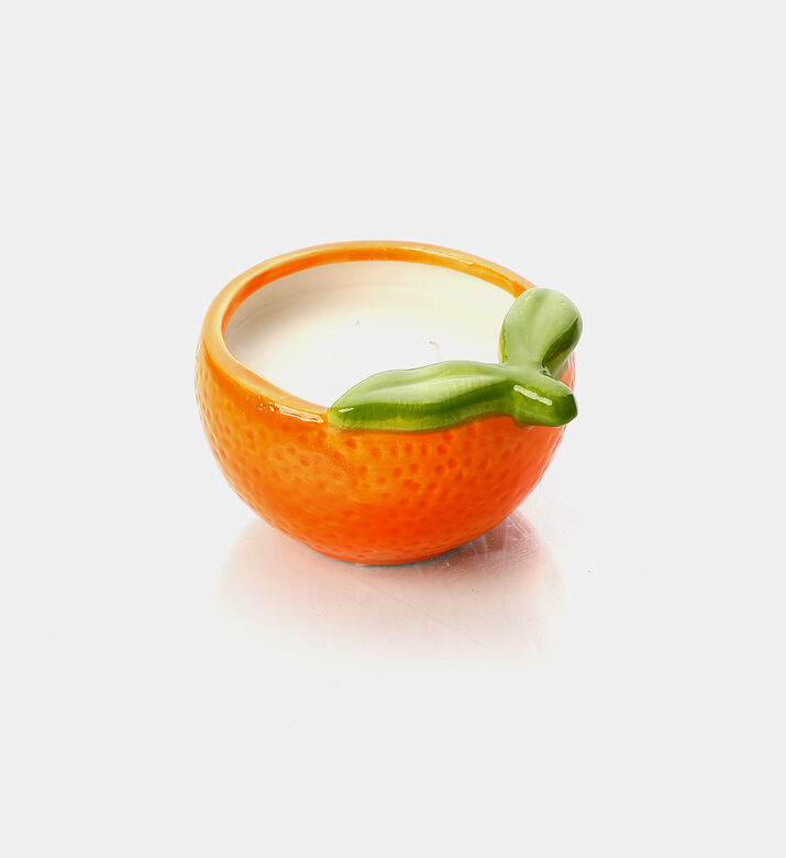 Orange-shape Pot Candle
