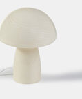 Glass Mushroom-shaped Table Lamp