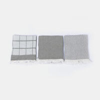Fringe-detail Kitchen Towel Set