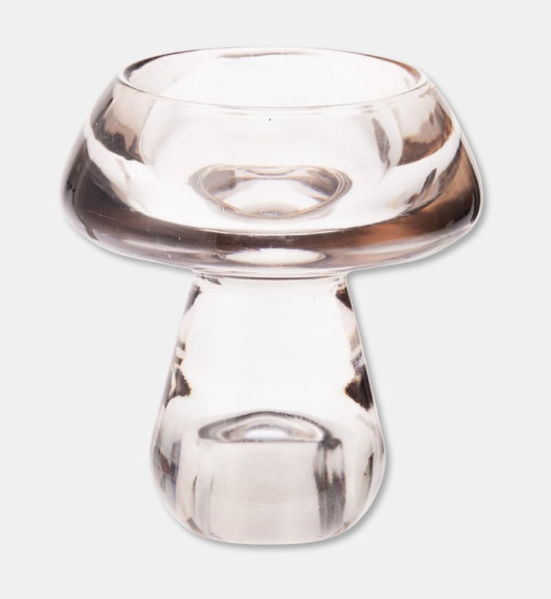 Mushroom-shaped Candle Holder