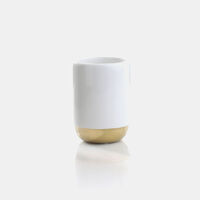 Ceramic Golden Base Round Tumbler