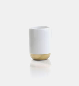 Ceramic Golden Base Round Tumbler