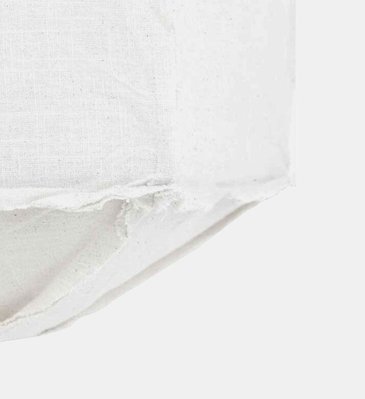 Light and Living Titan Fabric Rustic Hanging Lamp, White, 40x50-cm, Packshot View