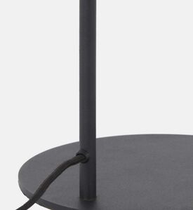 Light and Living Lekar Iron Glass Table Lamp, Packshot View