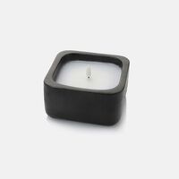 Square Zwarte Pot Led Candle