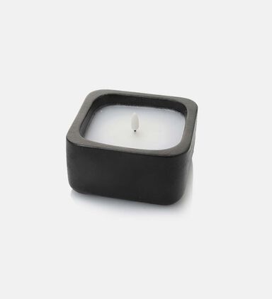 Square Zwarte Pot Led Candle