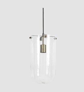 Light and Living Mable Glass Bronze Hanging Lamp, Packshot View