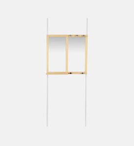 Home Deco and More Pine Wood Edged Mirror Frame, Packshot View