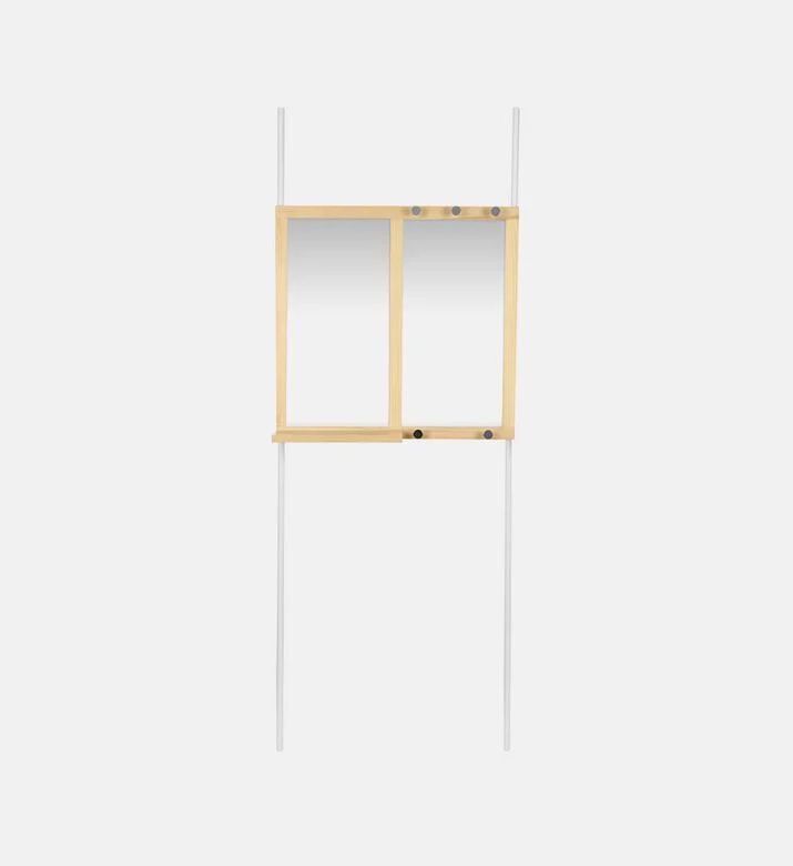 Home Deco and More Pine Wood Edged Mirror Frame, Packshot View