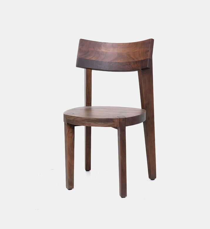 Home Deco and More Marcus Acacia Wood Dining Chair, Packshot View