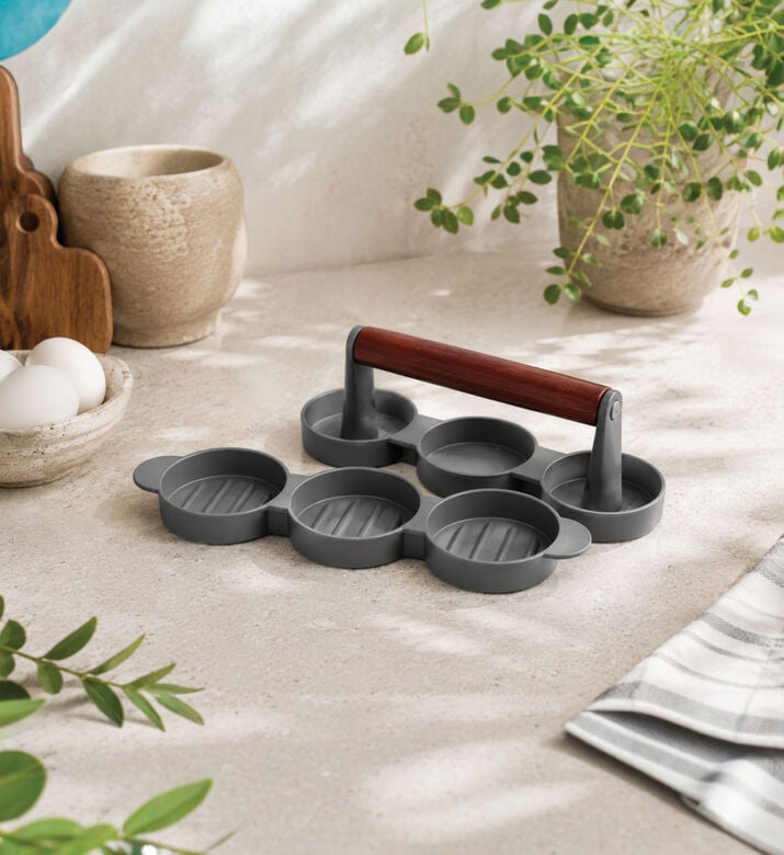 Aluminum Triple Mini Burger Prese
