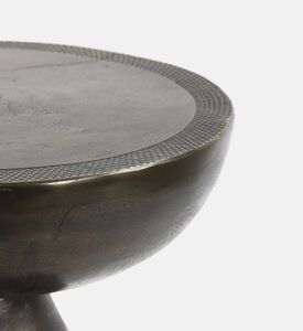 Light and Living Pajsa Metal Bronze Finish Side Table, Packshot View