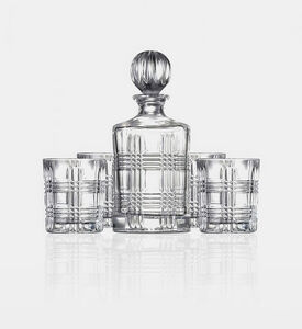 Salt and Pepper Bond Decanter-tumbler 5-piece Set, Packshot View