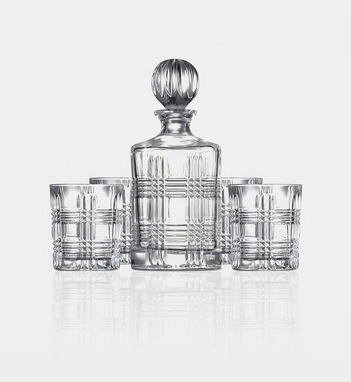 Salt and Pepper Bond Decanter-tumbler 5-piece Set, Packshot View