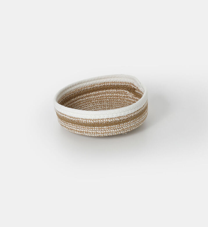 Home and Styling Cotton Baskets, Beige, 25-cm, Packshot View