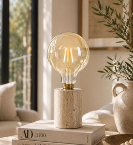 Light and Living Turin Glass Round Led Bulb, Packshot View